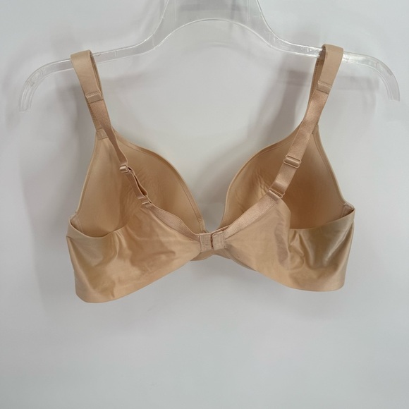 Soma Womens Full Coverage Bra Size 40D Underwired Enhancing Shape Tan Back Close - Picture 4 of 6